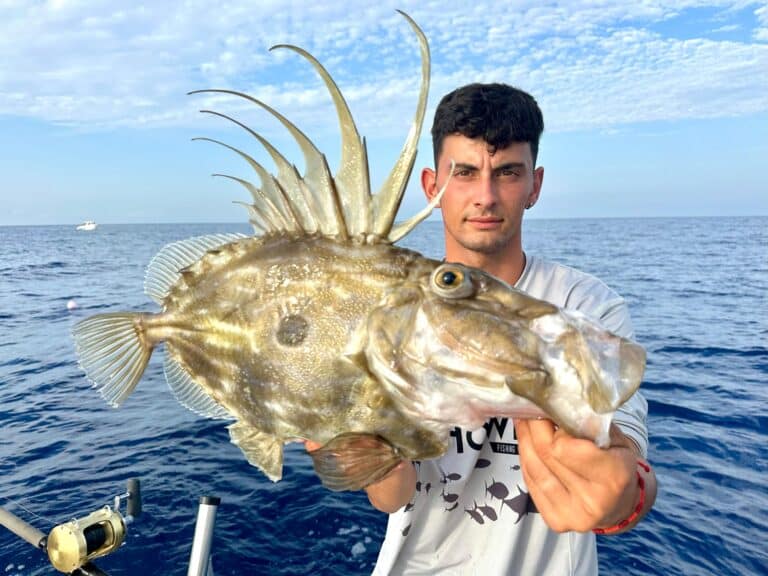 John Dory caught deep drop fishing off Palamós